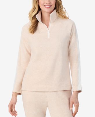 x Jennifer Lake Fleecewear with Stretch Half-Zip Pullover&nbsp;
