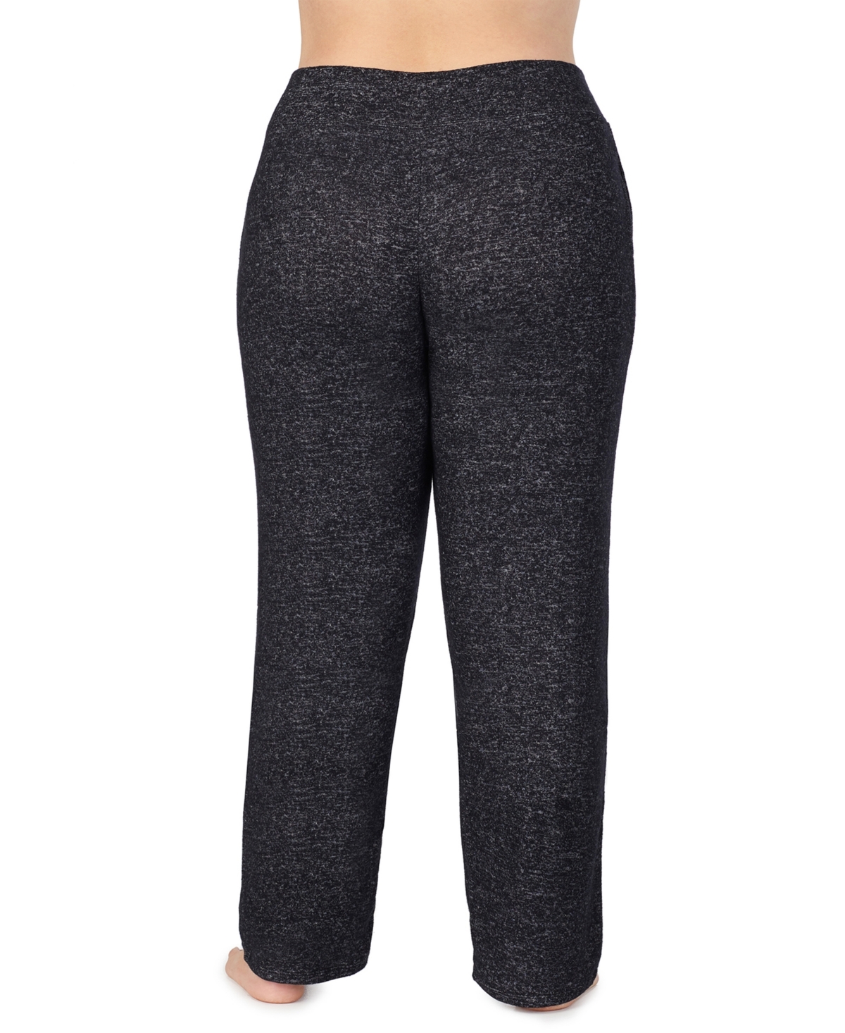 Cuddl Duds Plus Size Soft Knit Lounge Pants In Gray