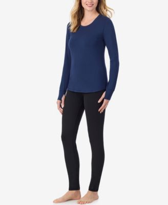 Women's Cottonwear Long Sleeve Scoop Neck Top