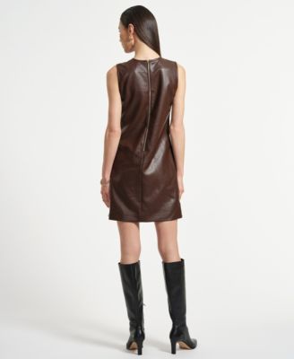 Women's A-line Crewneck Shift Dress