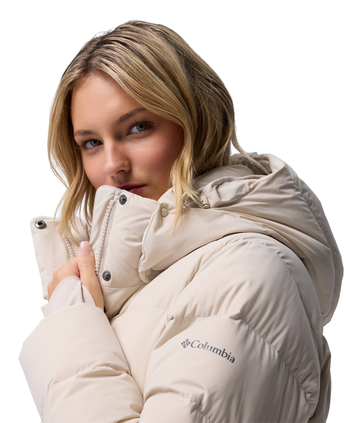 Columbia Women's Amaze Long Hooded Puffer Jacket