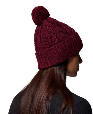 Women's Ridge Knit Beanie Hat