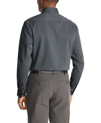 Men's Regular Fit Ultra Wrinkle Free Flex Collar Dress Shirt