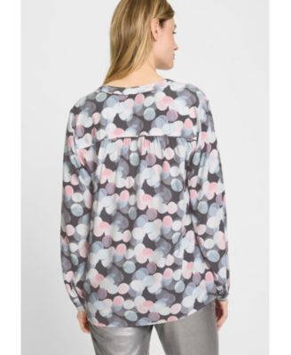 Women's Digital Dot Tunic Blouse