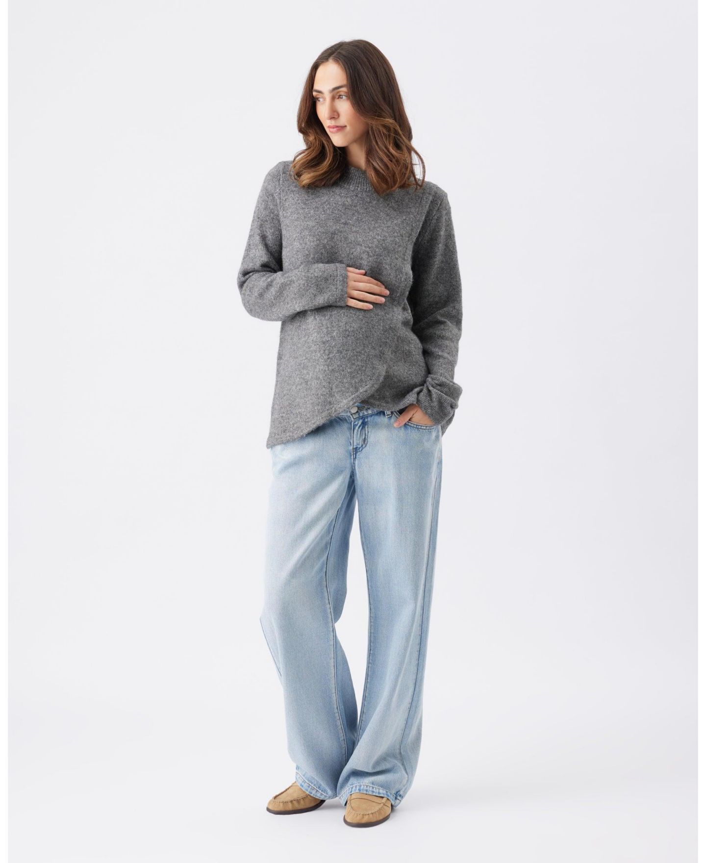Джемпер для кормящих Ripe Maternity Addison для беременных, цвет: Угольный — фото 5