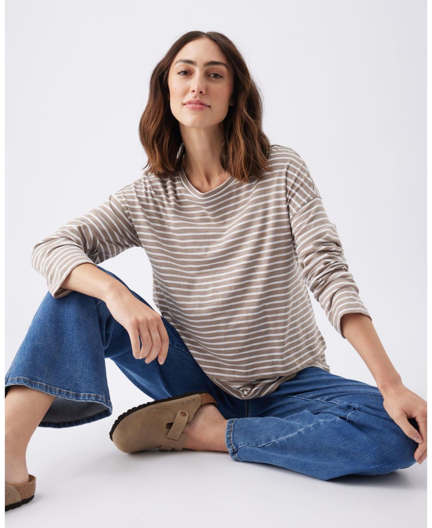 Женские джинсы Ripe Maternity Maternity Ripe Miller Over Bump Jean, цвет: Насыщенный синий — фото 5