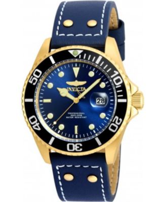 Men's 22076 Pro Diver  Quartz 3 Hand Blue Dial Watch