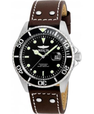 Men's 22069 Pro Diver  Quartz 3 Hand Black Dial Watch