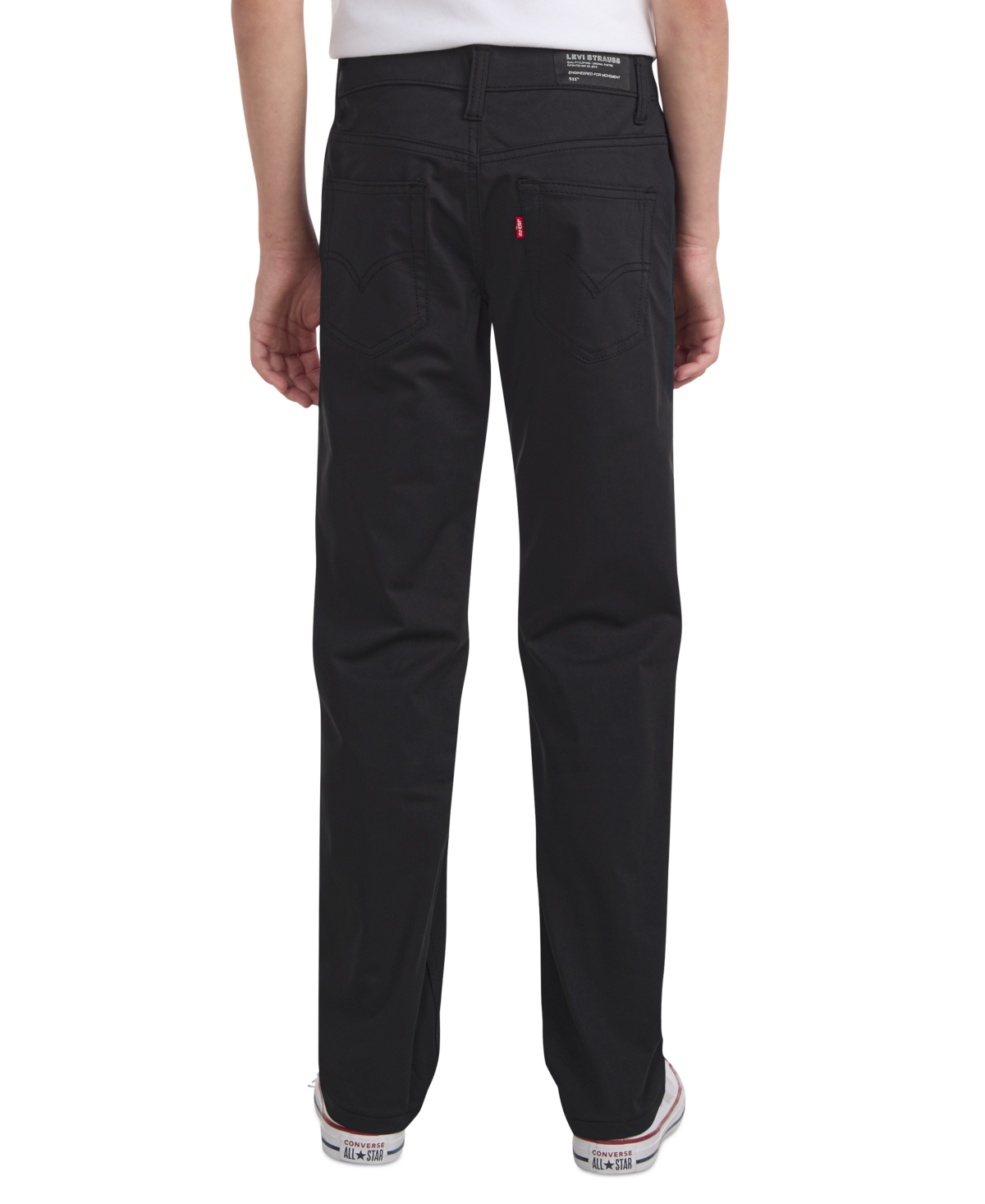 Levi's Big Boys 511 Slim Tech Pants In Black