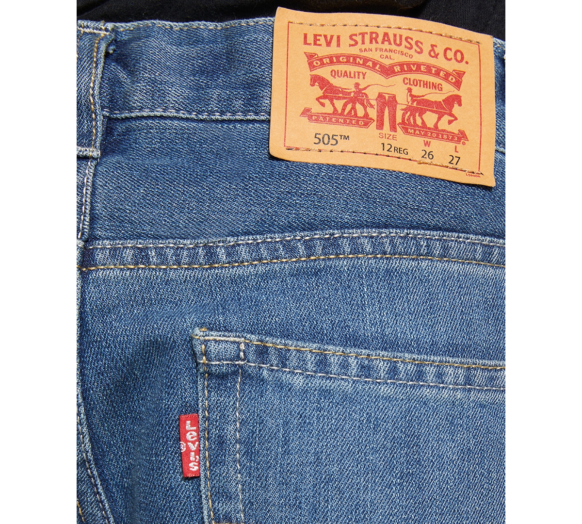 Levi's Big Boys 505 Regular Fit Jeans In Blue