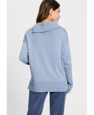 Women's Sweater with Convertible Neckline