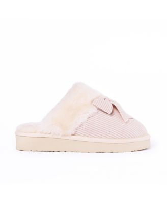 Women's Bow Scuff Slippers
