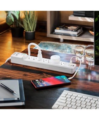 P704URC1 7-Outlet Surge Protector with 2x USB-A Port