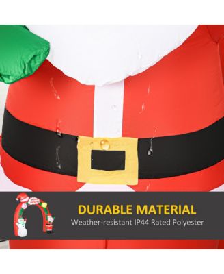 106.25" Giant Christmas Inflatables Archway with Santa for Yard