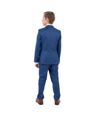 Big Boys 5 Piece Sharkskin Suit,Vest,Pants,Shirt and Tie Set