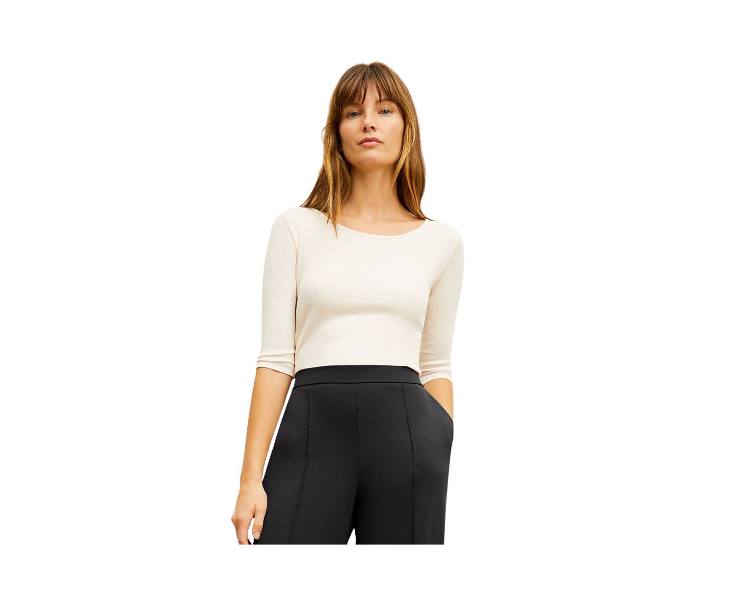 Women's Soyoung T-Shirt - Organic Ribbed Pima Cotton