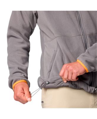 Men's Gray Tennessee Volunteers Big Tall Flanker IV Fleece Raglan Full-Zip Jacket