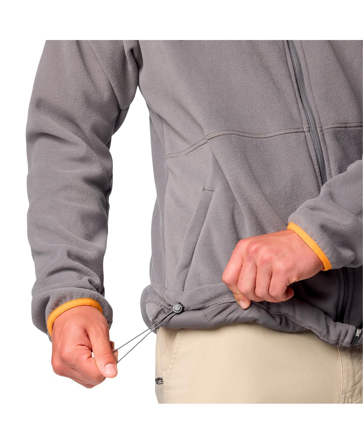 Columbia Men's Gray Tennessee Volunteers Big Tall Flanker Iv Fleece Raglan Full-Zip Jacket