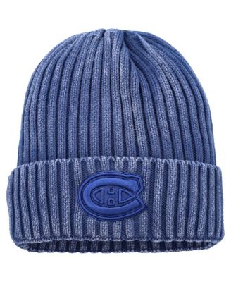 Fanatics - Men's Navy Montreal Canadiens Authentic Pro Road Cuffed Knit Hat