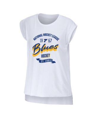 Women's White St. Louis Blues Domestic Tank Top