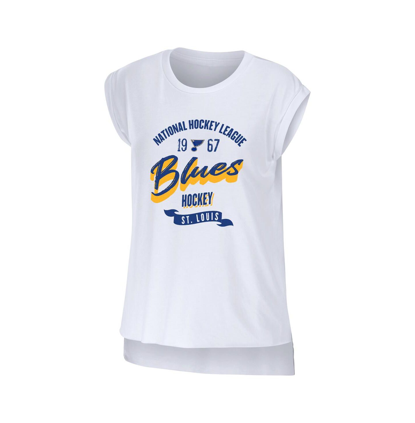Женский топ WEAR by Erin Andrews White St. Louis Blues Domestic — фото 2