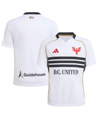 adidas - Big Boys and Girls  White D.C. United 2025 Third Replica Jersey