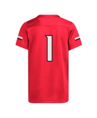 Big Boys and Girls 1 Red Louisville Cardinals Replica Jersey