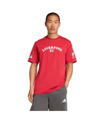 adidas - Men's Red Liverpool Wordmark T-shirt