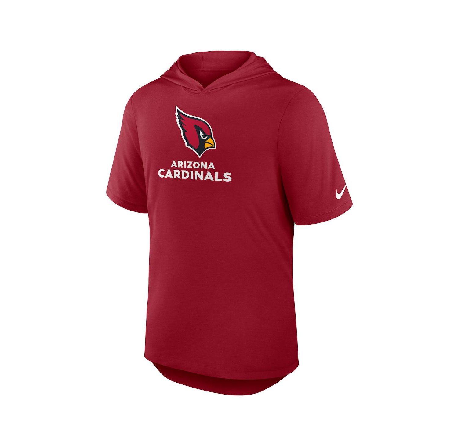 Men's Cardinal Arizona Cardinals Lockup Tri-Blend Hoodie T-Shirt