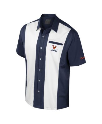 Men's Navy Virginia Cavaliers Strike Bowling Button-Up Shirt