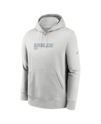 Nike Men's Gray Philadelphia Eagles Edge Pack French Terry Club Pullover Hoodie