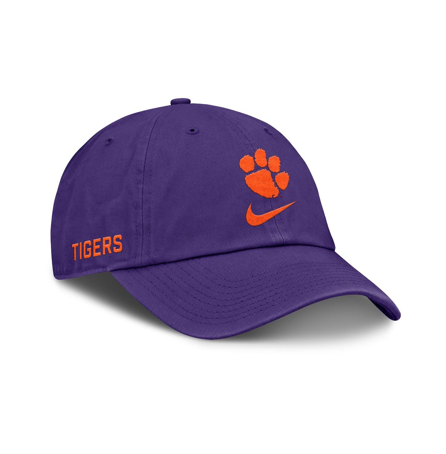Мужская кепка Nike Purple Clemson Tigers Primetime Club Adjustable Hat — фото 3