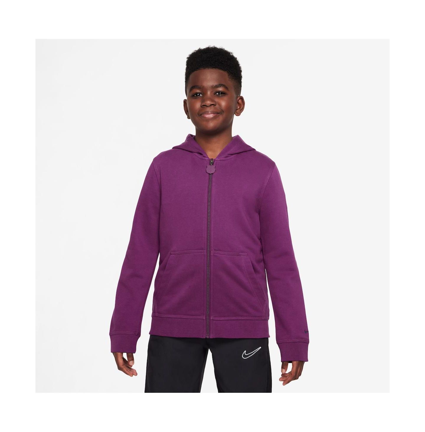 Детская куртка Nike Purple Barcelona 2025/26 Club Full-Zip Hooded — фото 1