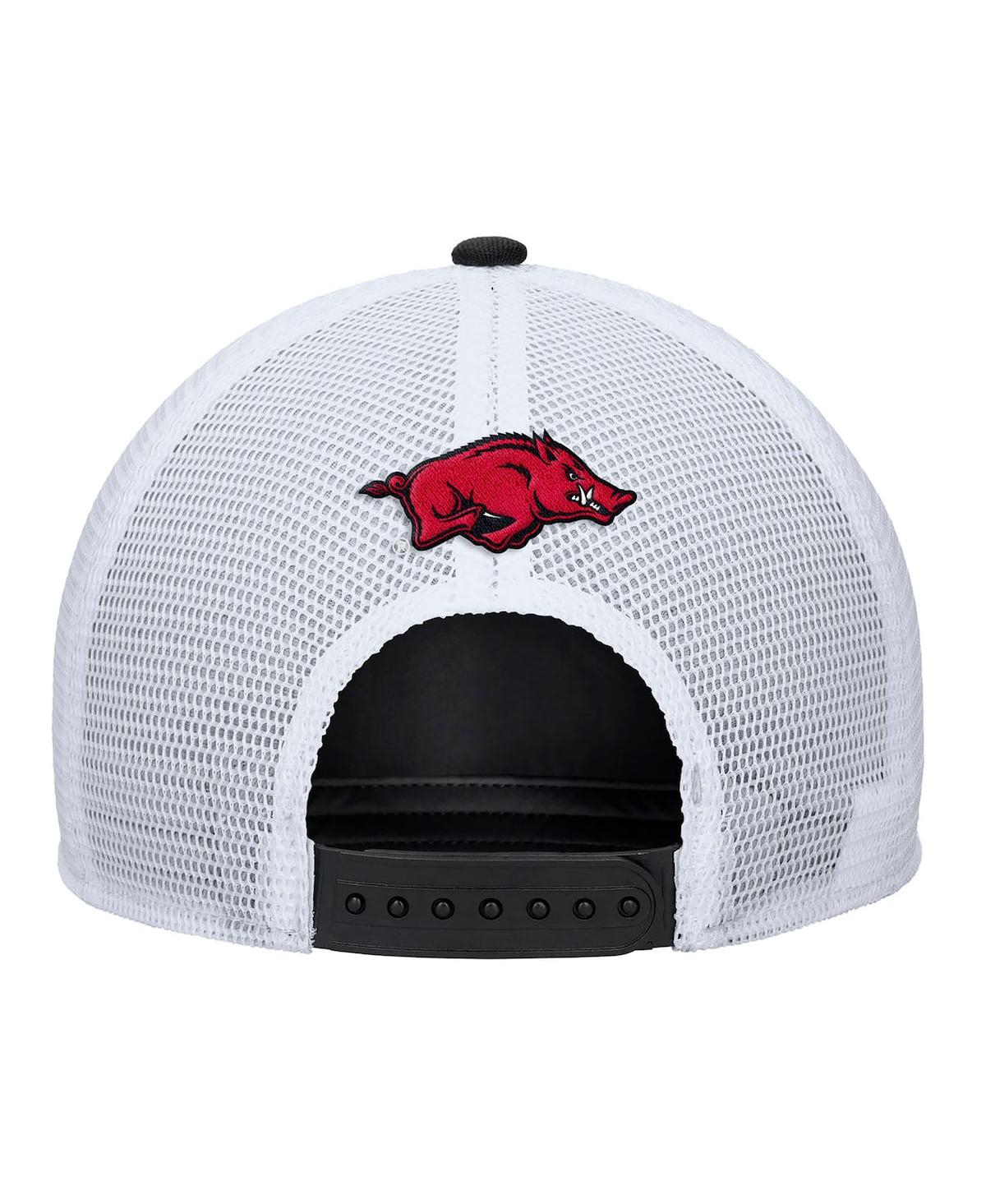 Nike Men's Black Arkansas Razorbacks 2025 On-field Rise Trucker Performance Adjustable Hat In Black