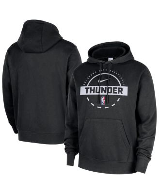 Nike - Men's Black Oklahoma City Thunder 2025/26 Authentic Practice Club Pullover Hoodie