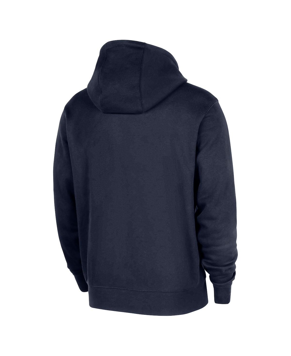 Nike Men's Navy La Clippers 2025/26 Authentic Practice Club Pullover Hoodie In Black