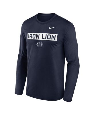 Men's Navy Penn State Nittany Lions Primetime Campus 2-Hit Legend Long Sleeve T-Shirt