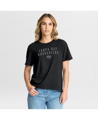 Fanatics - Women's Black Tampa Bay Buccaneers Blackout Kneel Down Legacy T-shirt