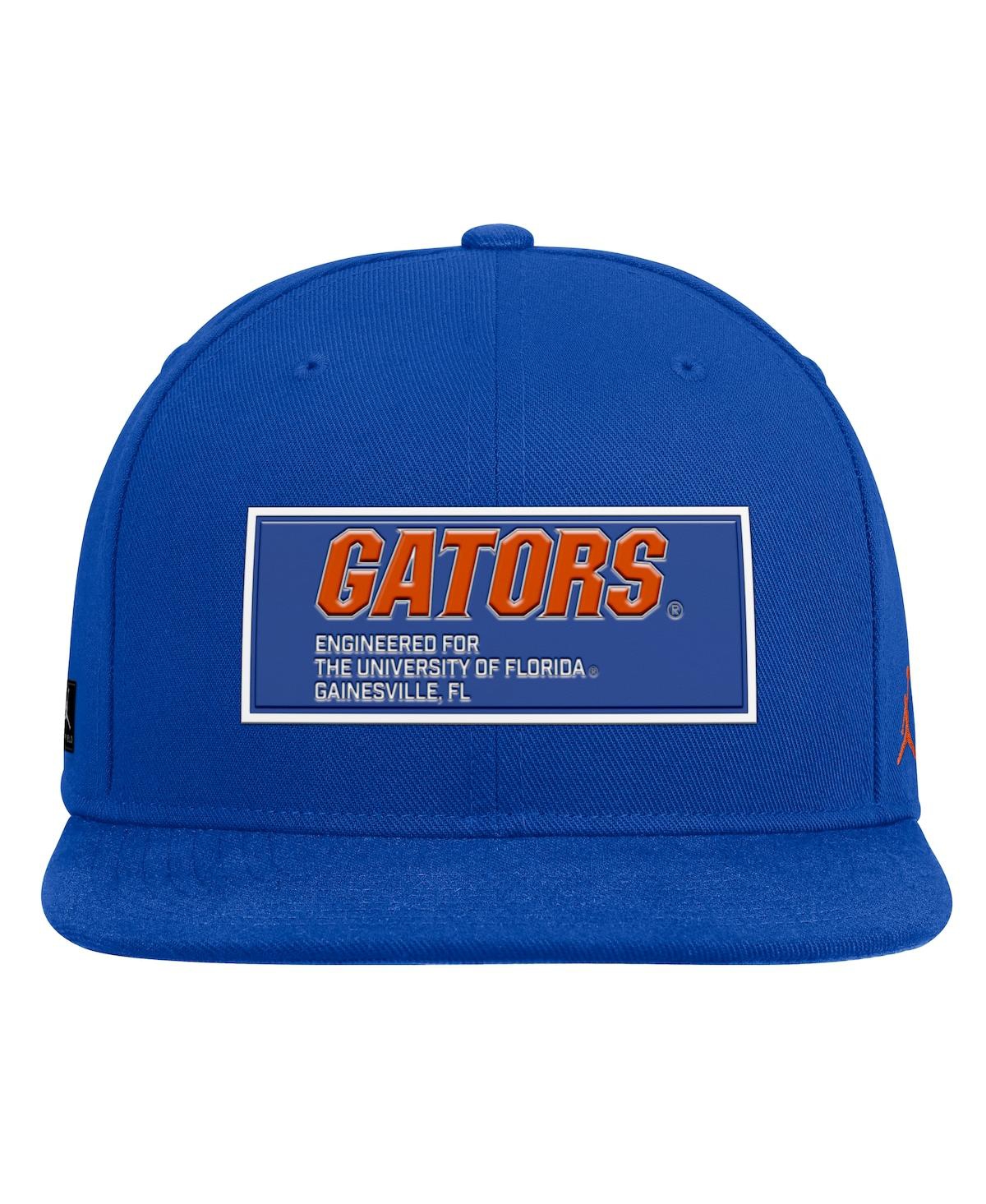 Jordan Men's Royal Florida Gators 2025 On-field Patch Pro Dri-fit Snapback Hat In Blue