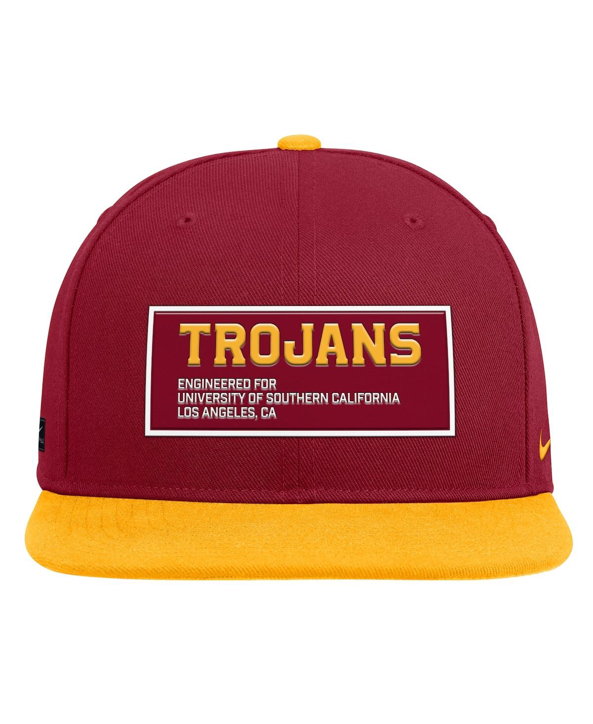 Nike Men's Cardinal/gold Usc Trojans 2025 On-field Patch Pro Dri-fit Snapback Hat