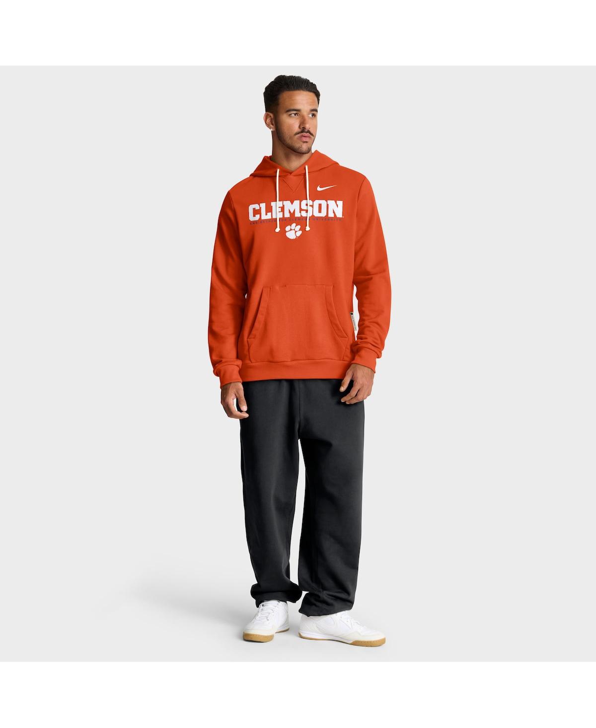 Nike Orange Clemson Tigers 2025 Sideline Standard Issue Dri-fit Hoodie In Orange