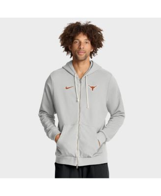 Nike - Men's Gray Texas Longhorns 2025 Sideline Standard Issue Dri-FIT Full-Zip Hoodie
