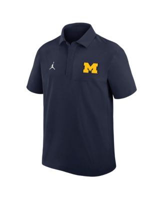 Men's Navy Michigan Wolverines 2025 Coaches Sideline Polo