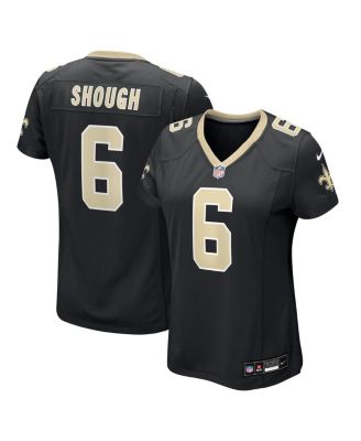 Nike - Women's Tyler Shough Black New Orleans Saints Game Jersey