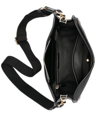 Lyla Signature-Blocked Adjustable Crossbody with Web Strap