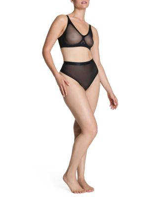 Women's Sheer Smoothing Thong Shapewear 10574R