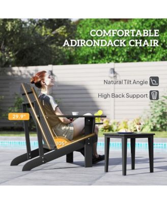 Wood Adirondack Chair, Wooden Outdoor & Patio Seating,