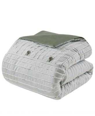 Essence Clipped Jacquard 9-Pc.Comforter Set, Queen