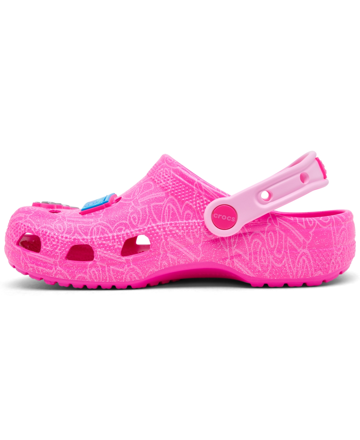 Crocs Little Girls Barbie Classic Clogs From Finish Line In Pink