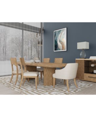 Frandlyn 7pc Dining Set (Table + 4 Side Chairs + 2 Host Chairs)